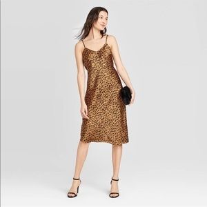A NEW DAY leopard slip dress